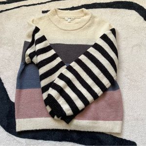 Women’s soft cozy striped sweater
